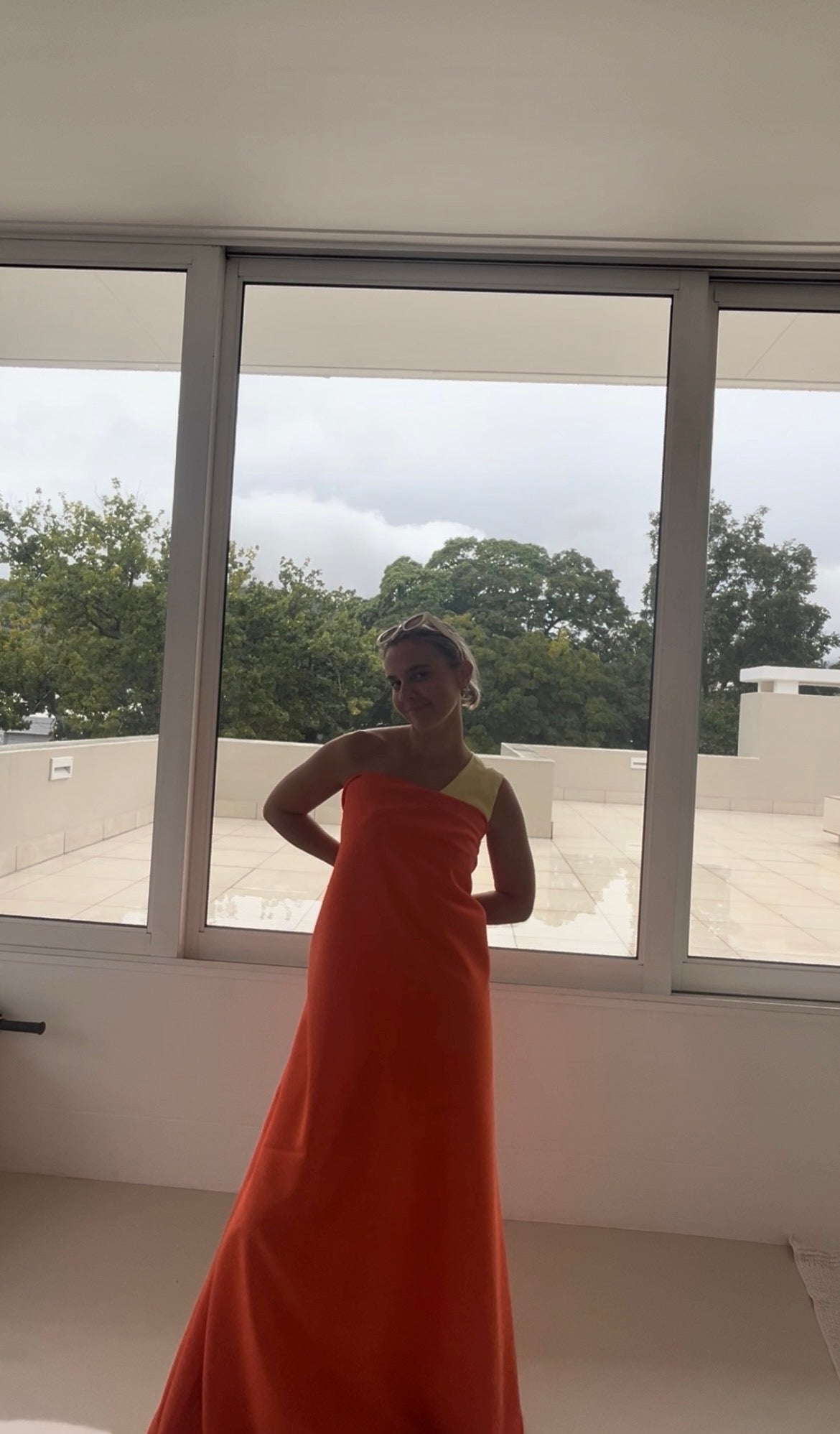 One-Shoulder Maxi Dress