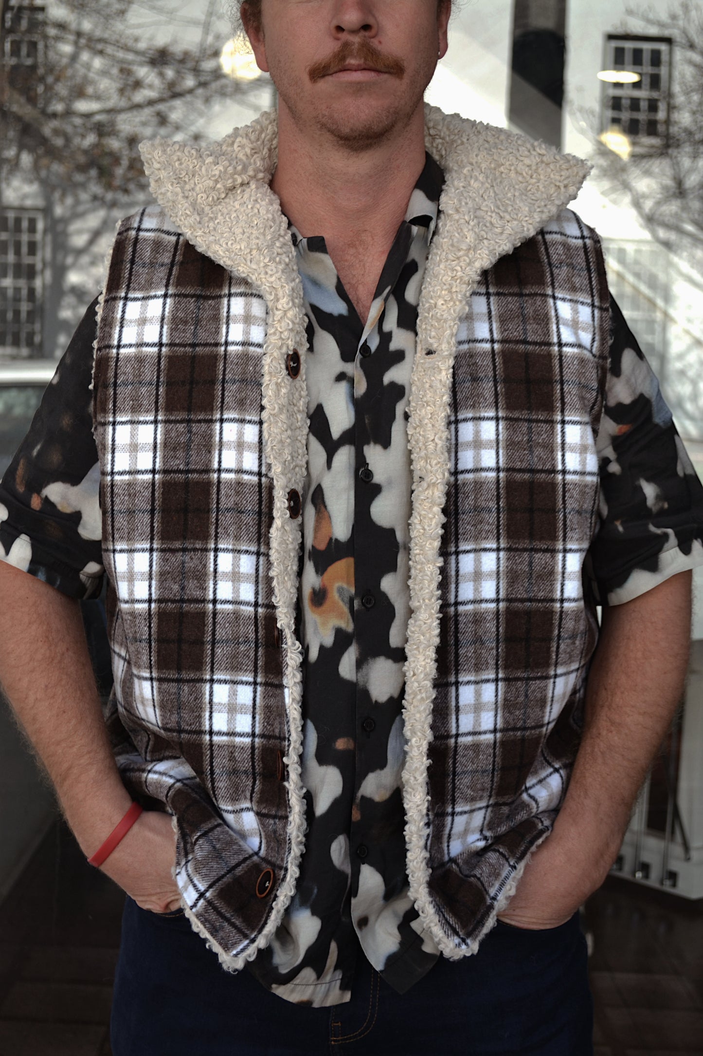 His Reversible Check Jacket