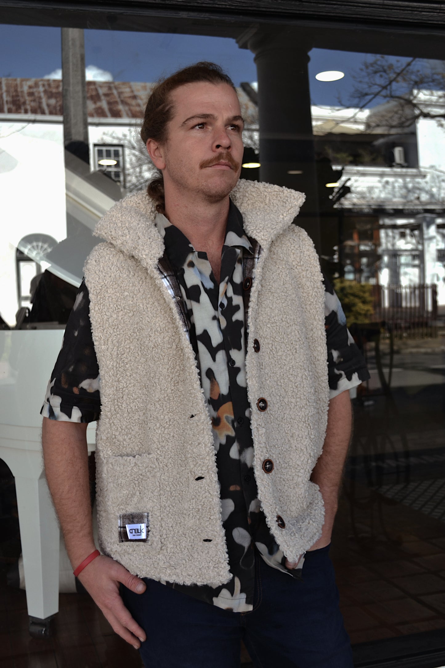 His Reversible Check Jacket