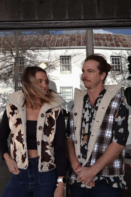 Her Reversible Cow Jacket