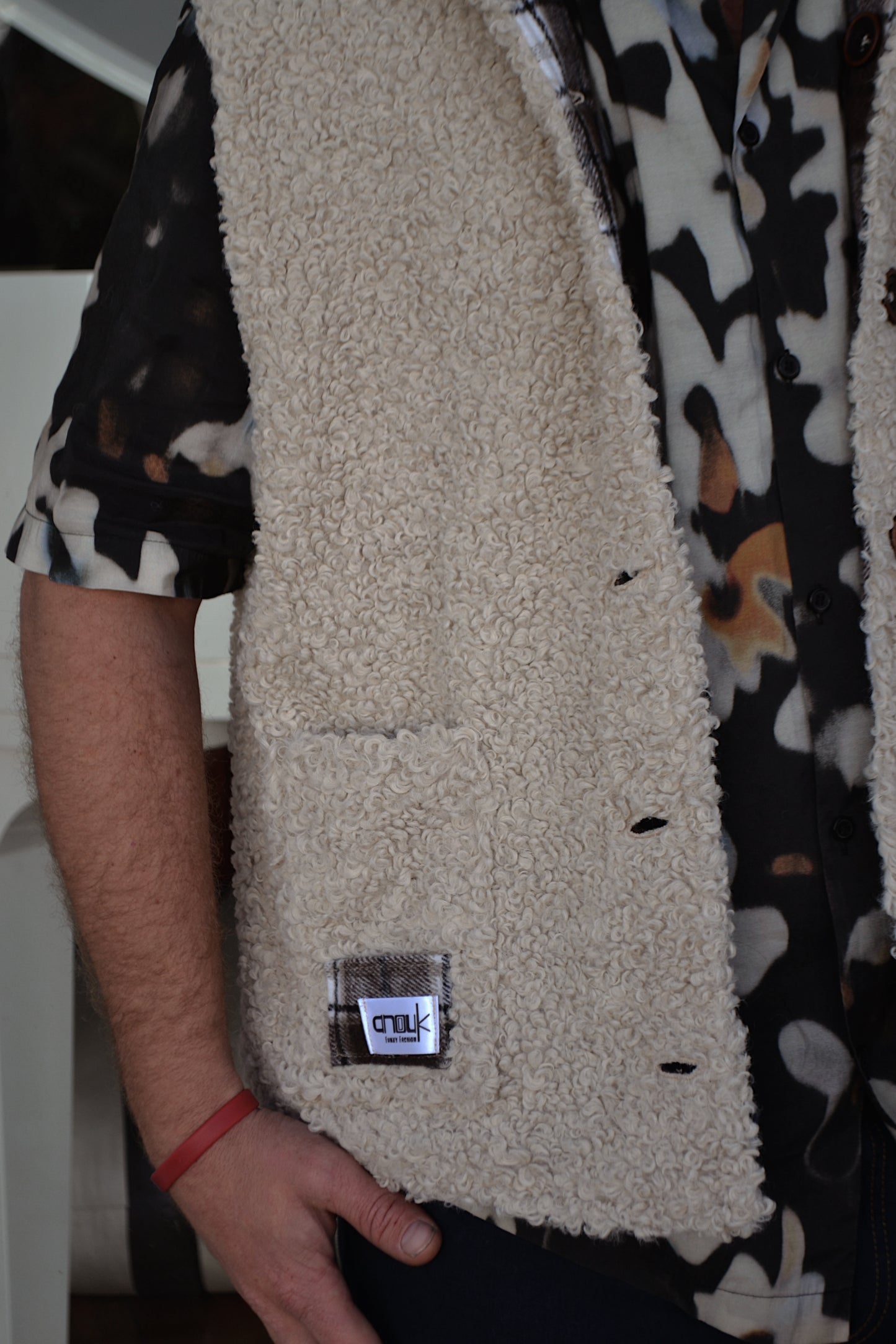 His Reversible Check Jacket