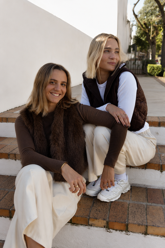 Chocolate Brown Fur Jacket
