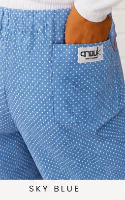 Corduroy Polka Pants