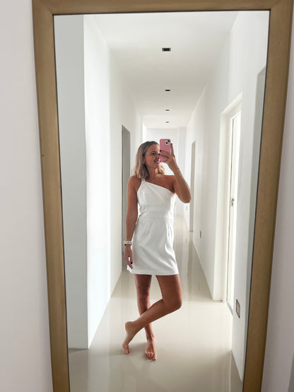 White Graduation Dress