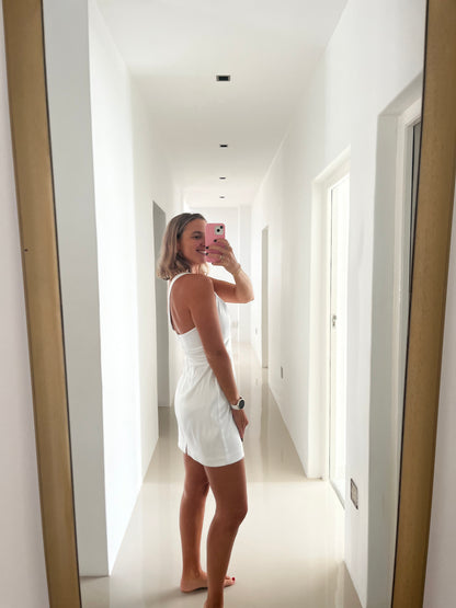 White Graduation Dress