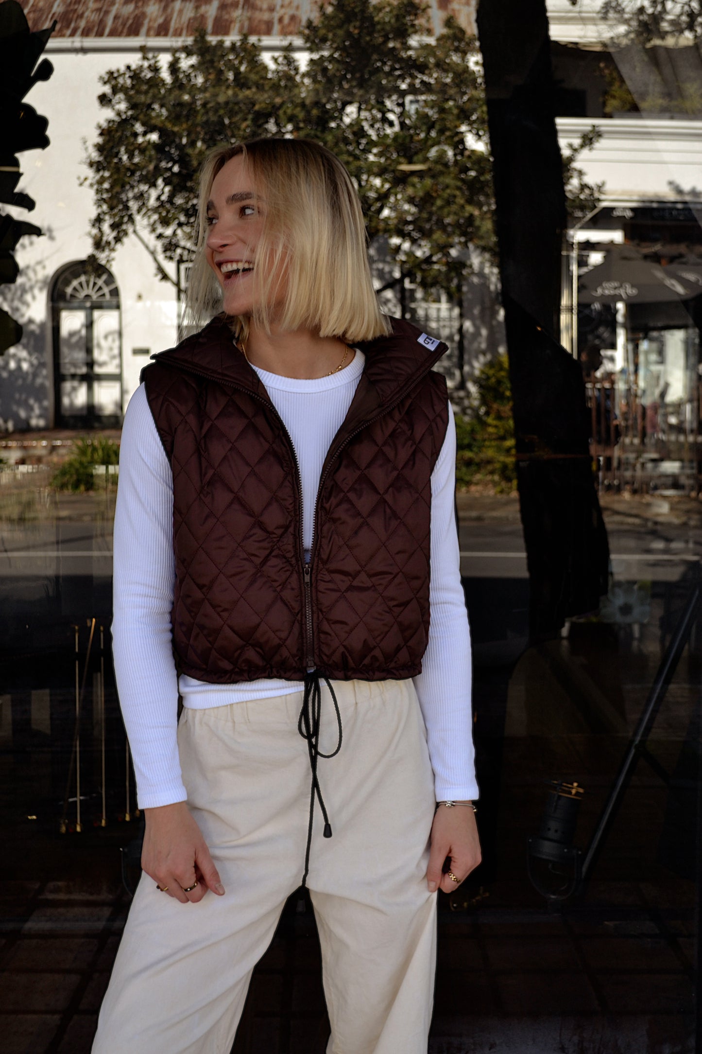 Chocolate Brown Puffer Jacket