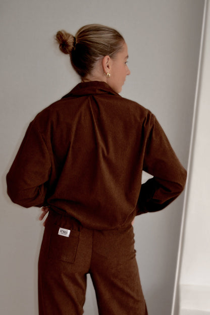 Chocolate Brown Corduroy Jacket