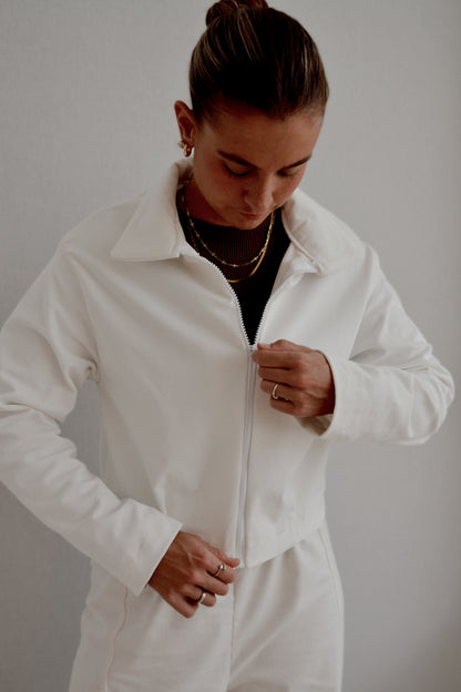 White Corduroy Jacket