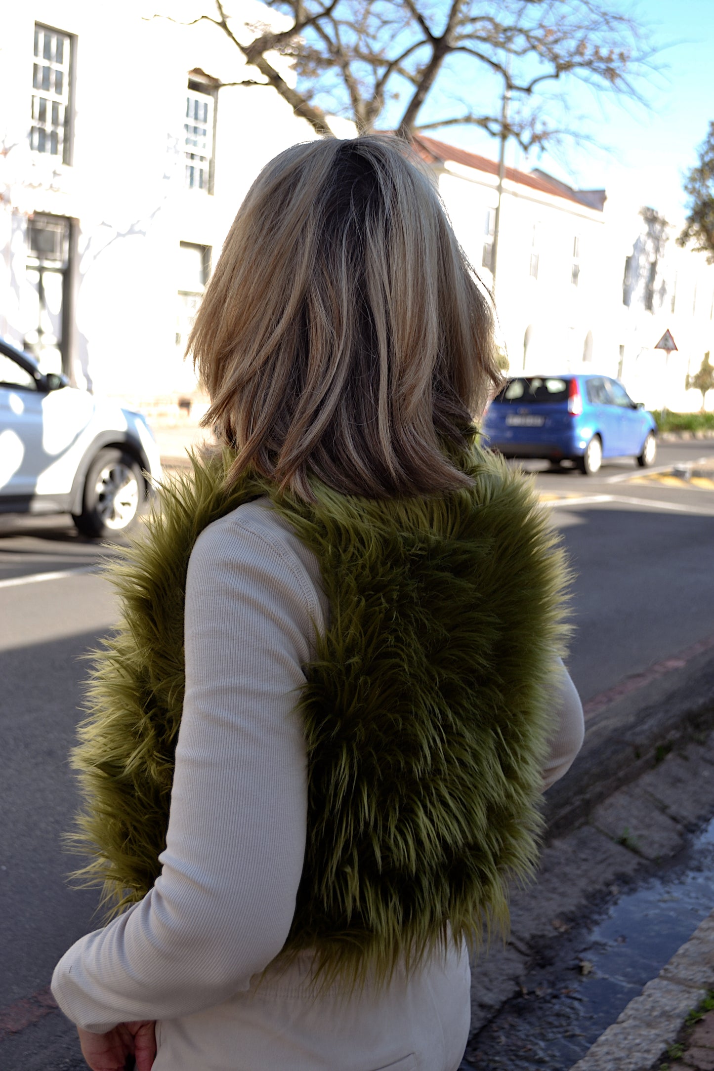 Green Fur Jacket
