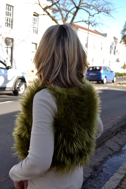 Green Fur Jacket