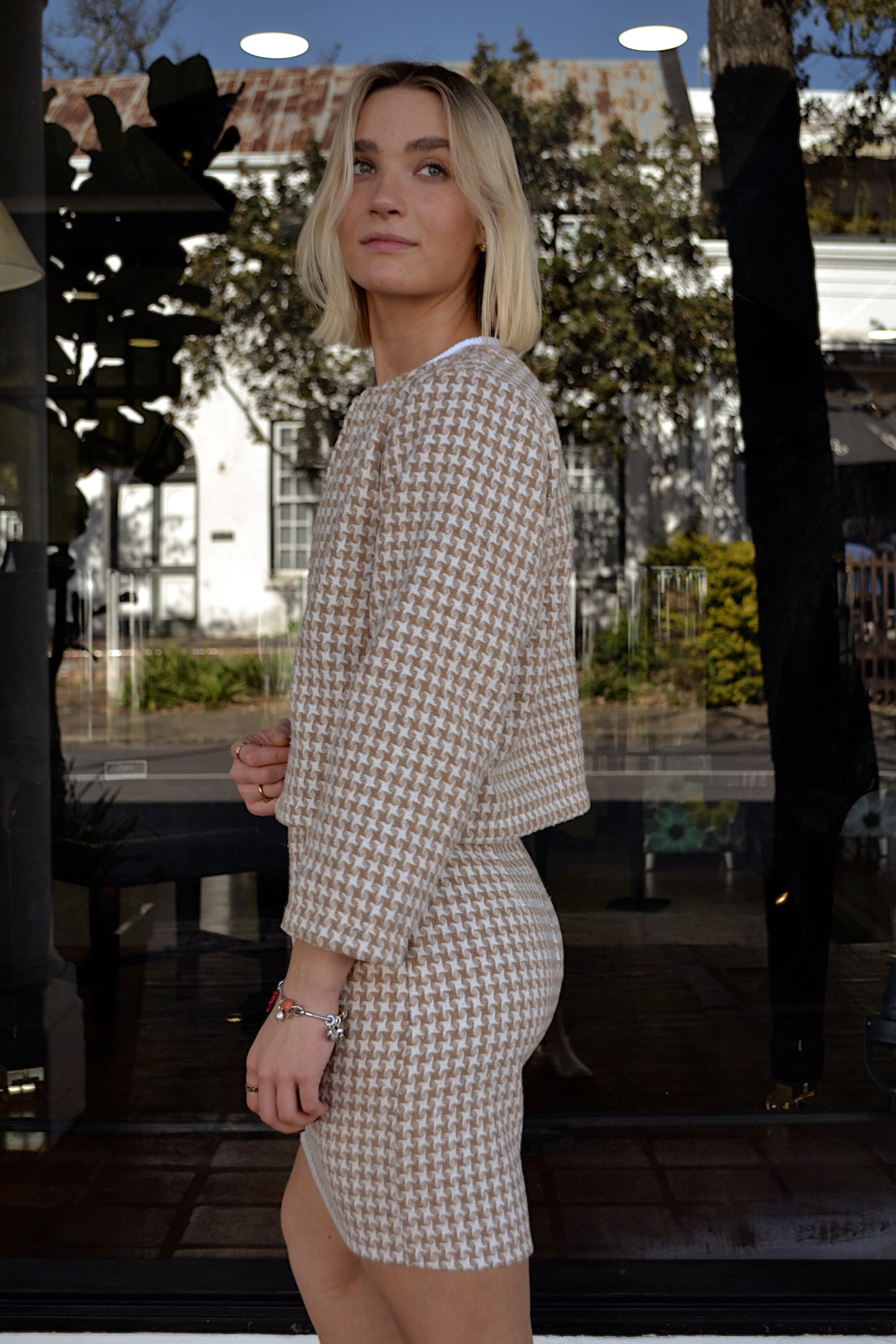 Neutral Pattern Skirt