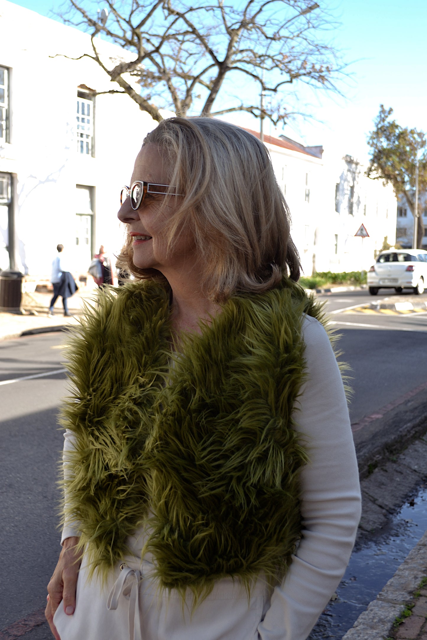 Green Fur Jacket