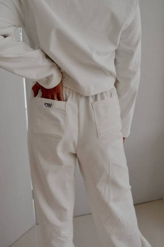 White Corduroy Pants