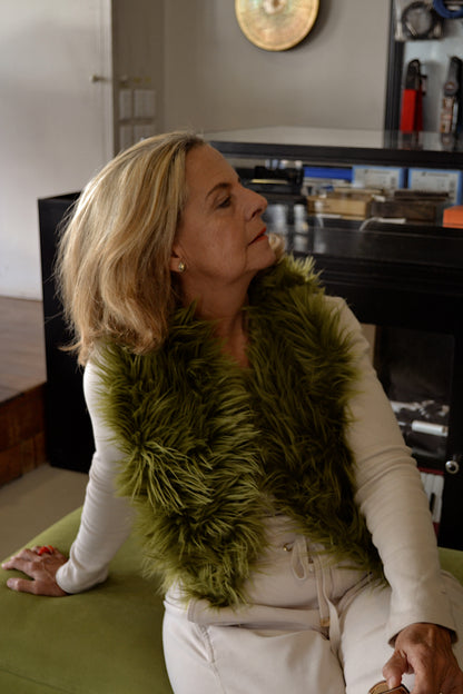 Green Fur Jacket