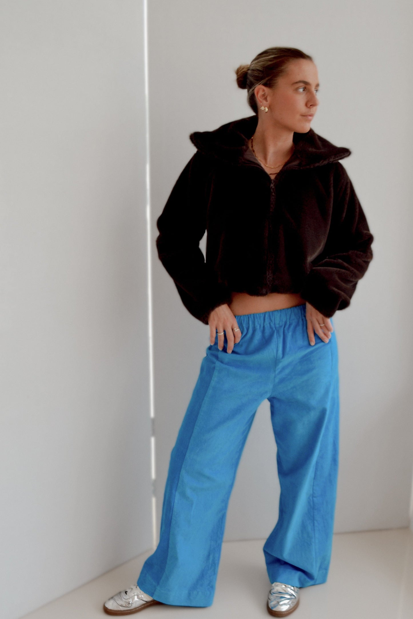 Blue Corduroy Pants