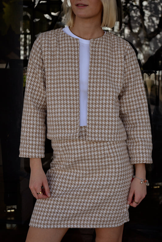 Neutral Pattern Skirt