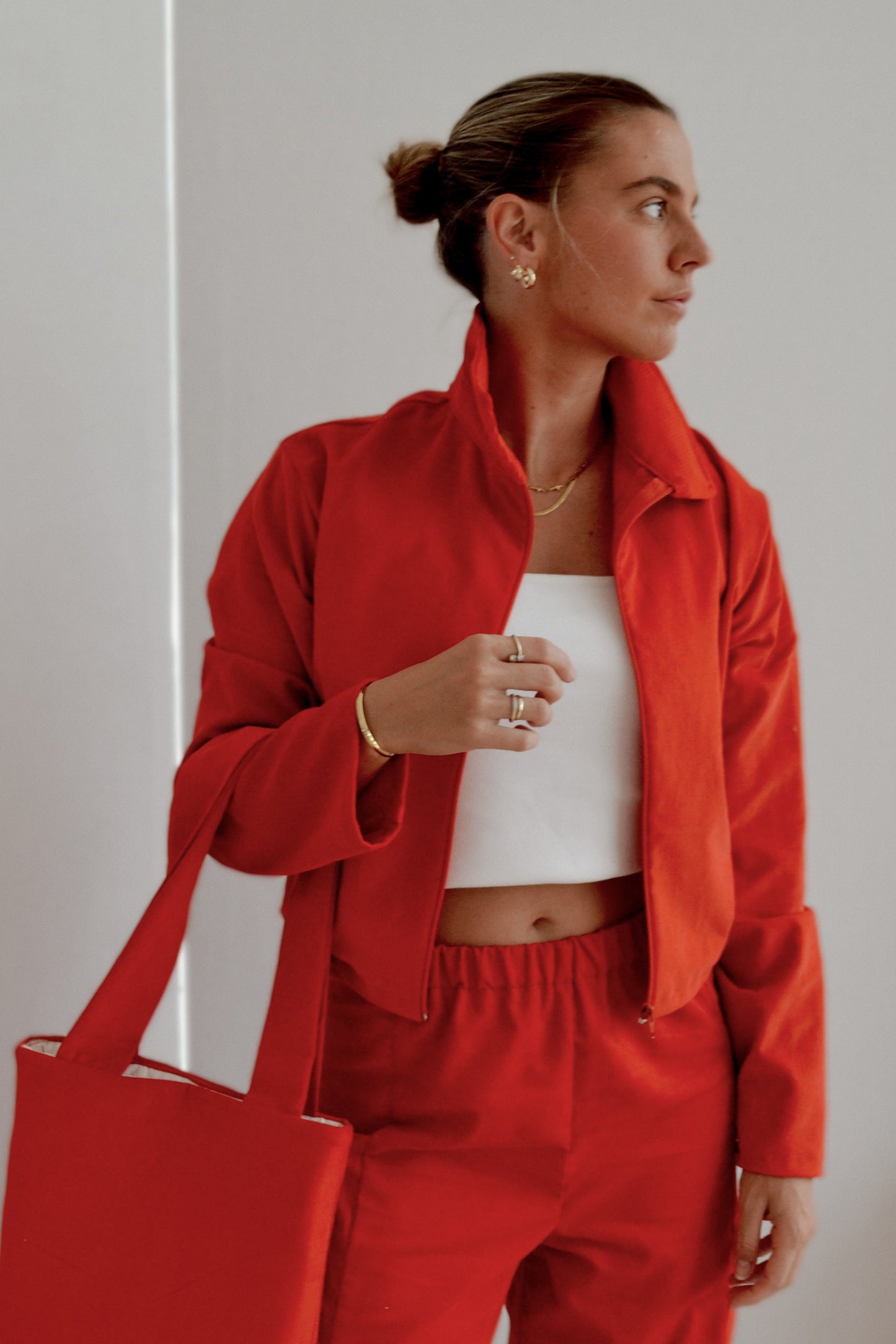 Red Corduroy Jacket