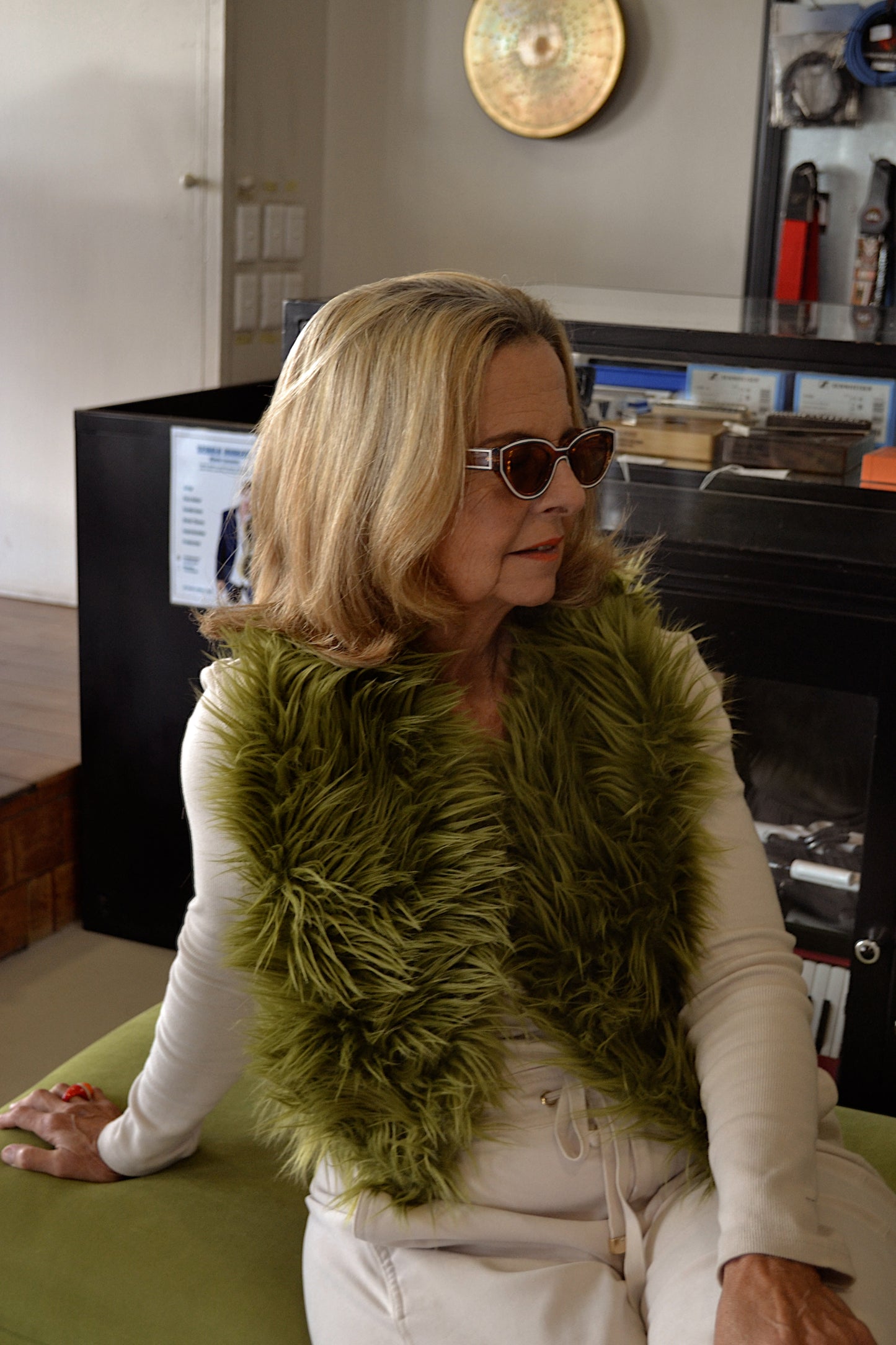 Green Fur Jacket