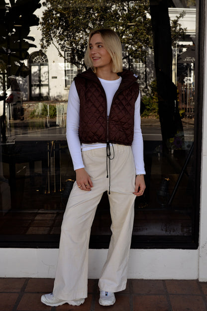 Cream Corduroy Pants